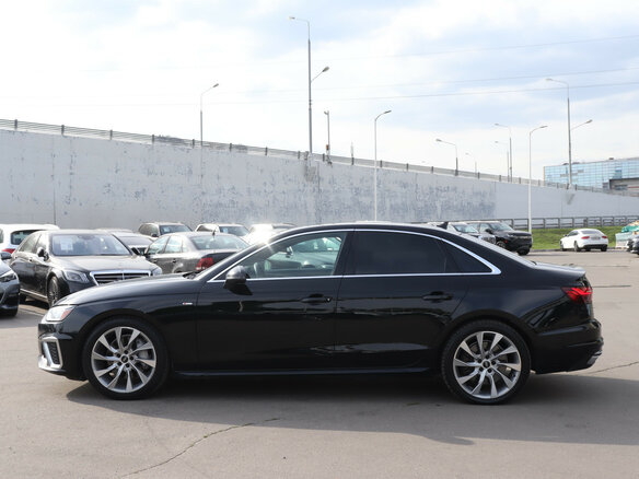 2023 Audi A4 45 TFSI V (B9) Рестайлинг, чёрный - вид 8