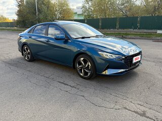 2020 Hyundai Elantra VII (CN7), синий, 1890000 рублей, вид 3