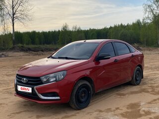 2016 Lada (ВАЗ) Vesta I, красный, 750000 рублей, вид 1