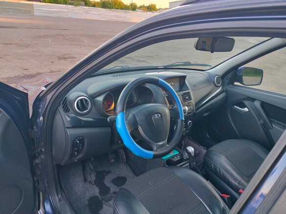 2015 Lada (ВАЗ) Kalina II, синий, 620000 рублей - вид 5
