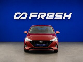 2020 Hyundai Solaris II Рестайлинг, красный, 1449444 рублей, вид 3