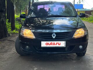 2011 Renault Logan I Рестайлинг, чёрный, 425000 рублей, вид 1