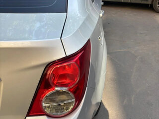 2012 Chevrolet Aveo II, серебристый, 550000 рублей, вид 4