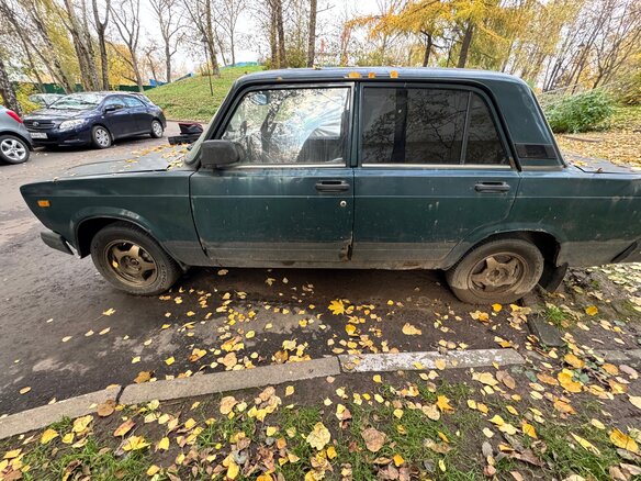 2008 Lada (ВАЗ) 2107, зелёный, 125000 рублей - вид 4