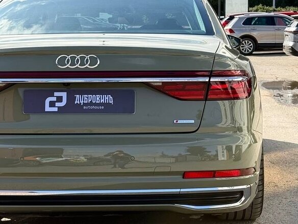 2022 Audi A8 Long 50 TFSI IV (D5) Рестайлинг, чёрный, 9600000 рублей - вид 7