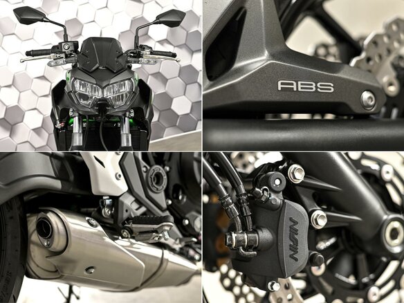 2025 Kawasaki Z 650, серый, 977000 рублей - вид 9