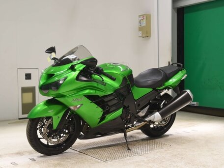 2012 Kawasaki ZX-14R, зелёный, 650000 рублей, вид 3