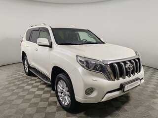 2014 Toyota Land Cruiser Prado 150 Series Рестайлинг 1, белый, 3149000 рублей, вид 3