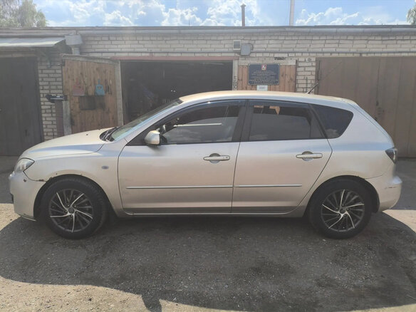 2007 Mazda 3 I (BK) Рестайлинг, серый, 285000 рублей - вид 8