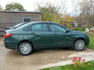 2017 Lada (ВАЗ) Vesta I, зелёный, 750000 рублей, вид 4