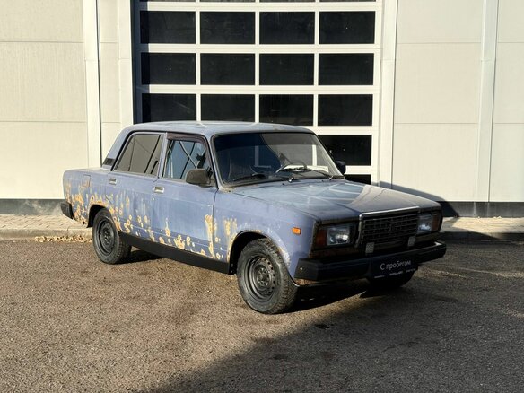 2007 Lada (ВАЗ) 2107, синий, 90000 рублей - вид 6