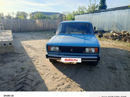 1989 Lada (ВАЗ) 2105, голубой, 130000 рублей, вид 2