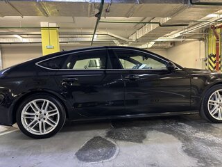 2015 Audi A7 I (4G) Рестайлинг, чёрный, 3270000 рублей, вид 4