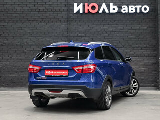 2020 Lada (ВАЗ) Vesta SW Cross I, синий, 1200000 рублей, вид 4