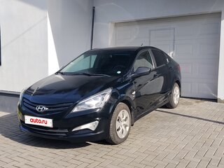 2016 Hyundai Solaris I Рестайлинг, чёрный, 830000 рублей, вид 2