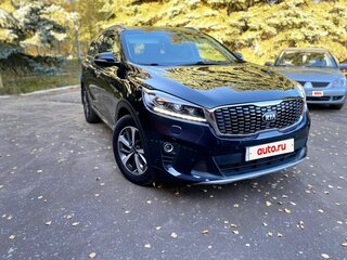 2019 Kia Sorento III Prime Рестайлинг, синий, 3090000 рублей, вид 1