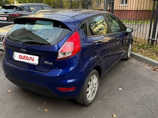 2016 Ford Fiesta Mk6 Рестайлинг, синий, 670000 рублей, вид 3