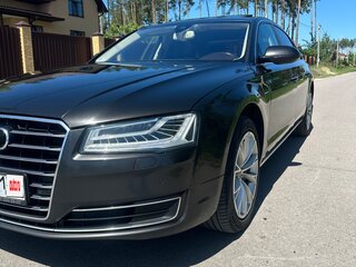 2015 Audi A8 Long III (D4) Рестайлинг, чёрный, 3000000 рублей, вид 2