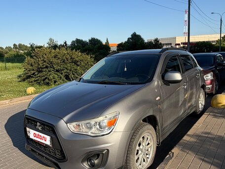 2014 Mitsubishi ASX I Рестайлинг, серый, 950000 рублей, вид 1