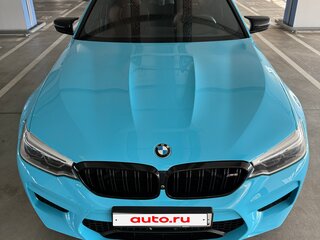 2019 BMW M5 Competition VI (F90), голубой, 9700000 рублей, вид 4