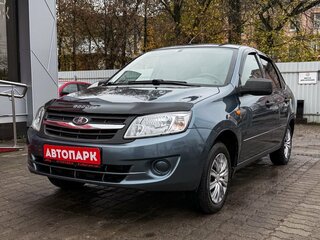 2014 Lada (ВАЗ) Granta I, голубой, 399000 рублей, вид 4