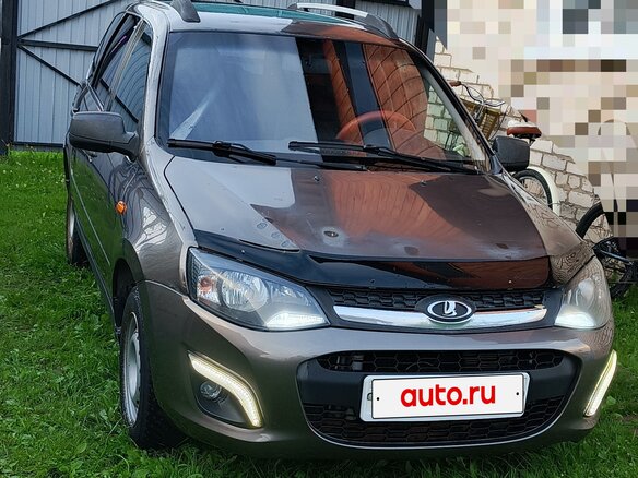 2015 Lada (ВАЗ) Kalina II, коричневый, 380000 рублей - вид 3