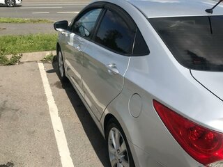 2011 Hyundai Solaris I, серебристый, 615000 рублей, вид 5