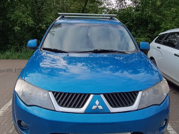 2007 Mitsubishi Outlander II, синий, 600000 рублей