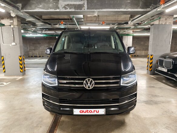 2017 Volkswagen Multivan T6, чёрный - вид 1