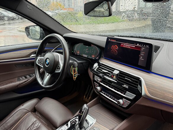 2020 BMW 5 серии 540i xDrive VII (G30/G31/G38) Рестайлинг, синий - вид 32
