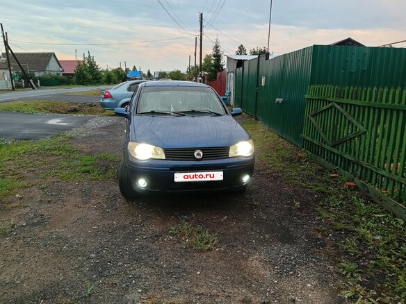 2008 Fiat Albea I Рестайлинг, синий, 230000 рублей