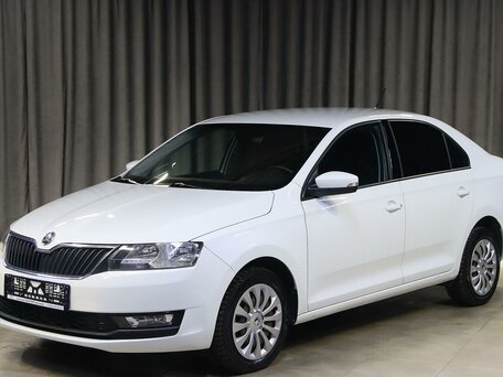 2019 Skoda Rapid I Рестайлинг, белый, 1099000 рублей, вид 1