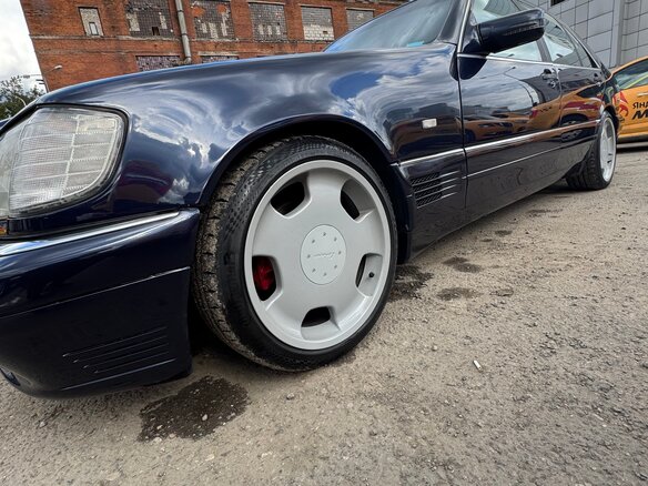 1997 Mercedes-Benz S-Класс 500 Long III (W140) Рестайлинг, синий, 1500000 рублей - вид 15