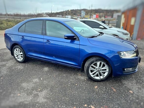 2019 Skoda Rapid I Рестайлинг, синий, 1600000 рублей - вид 7