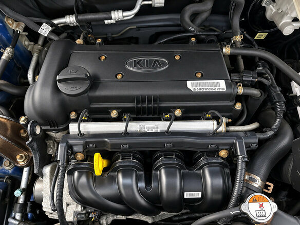 2015 Kia Rio III Рестайлинг, синий, 850000 рублей - вид 15