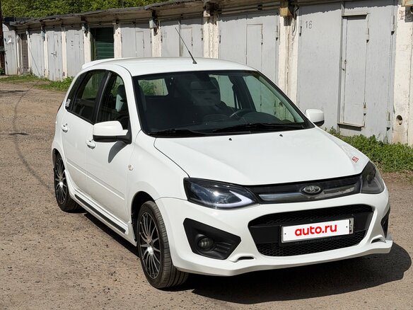 2015 Lada (ВАЗ) Kalina Sport II, белый, 610000 рублей