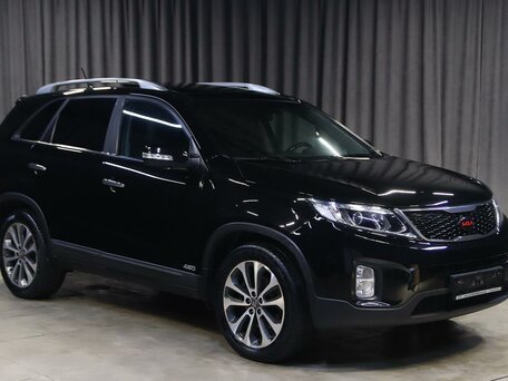 2013 Kia Sorento II Рестайлинг, чёрный, 1399000 рублей, вид 3