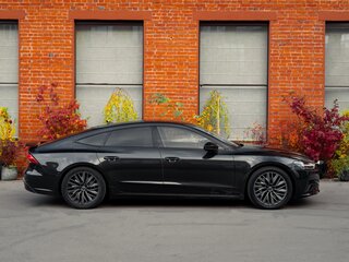 2018 Audi A7 55 TFSI II (4K), чёрный, 3910000 рублей, вид 4