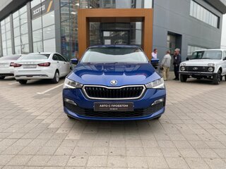 2021 Skoda Rapid II, синий, 1630000 рублей, вид 2