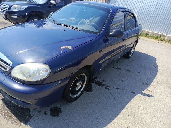 2008 Chevrolet Lanos I, синий, 150000 рублей - вид 1