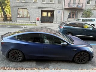 2021 Tesla Model 3 Performance I, синий, 3100000 рублей, вид 4