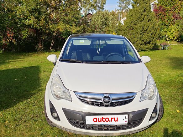 2012 Opel Corsa D Рестайлинг II, белый, 650000 рублей