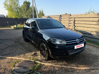 2012 Volkswagen Touareg II, чёрный, 2100000 рублей, вид 3