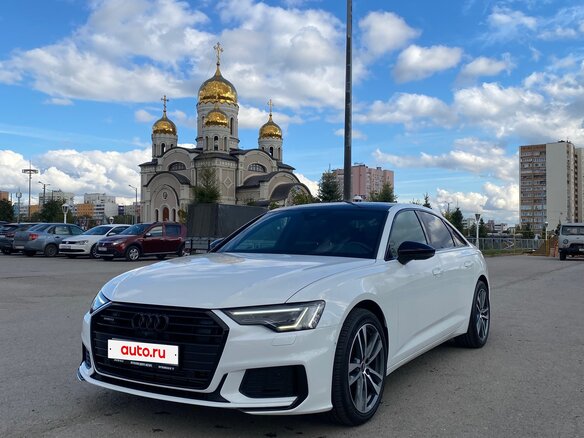 2021 Audi A6 45 TFSI V (C8), белый, 3990000 рублей - вид 1