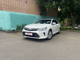 2014 Toyota Camry VII (XV50) Рестайлинг, белый, 1599999 рублей, вид 2