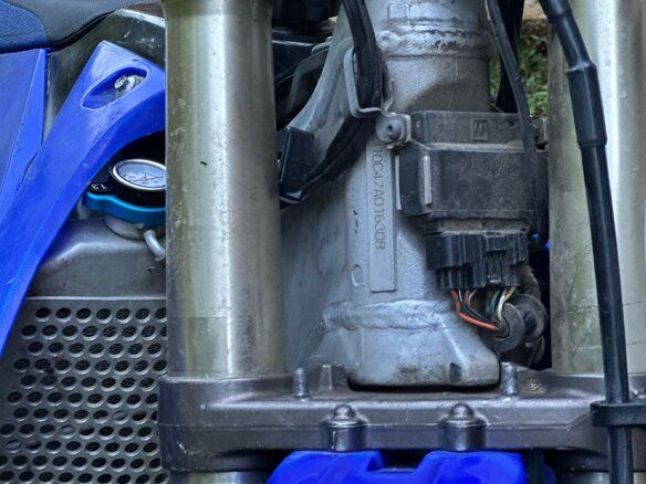 2008 Yamaha YZ450F, синий, 350000 рублей - вид 13