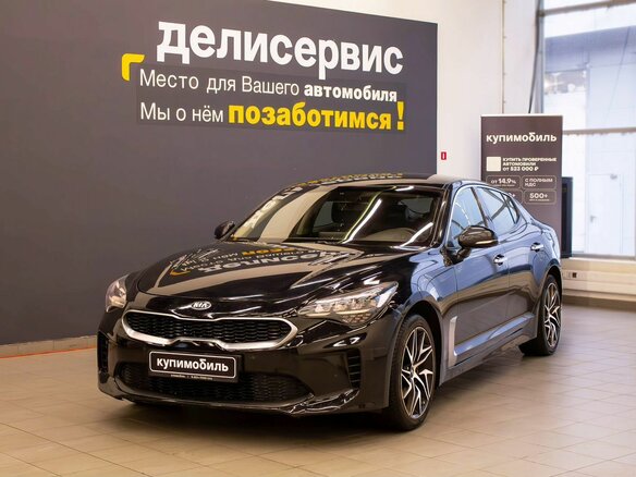 2021 Kia Stinger I, чёрный, 1865000 рублей