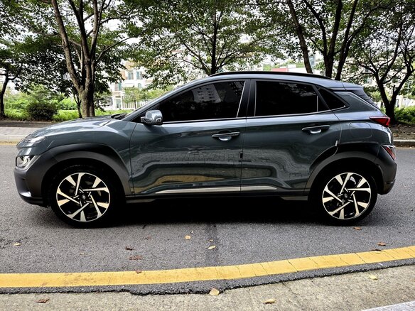 2022 Hyundai Kona I Рестайлинг, голубой, 1513000 рублей - вид 6