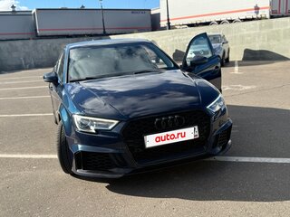 2017 Audi A3 III (8V) Рестайлинг, синий, 1730000 рублей, вид 3