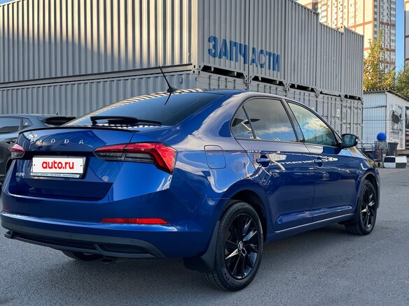 2020 Skoda Rapid II, синий, 1850000 рублей - вид 3